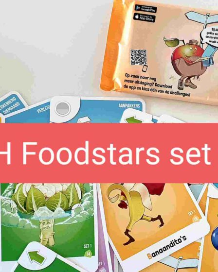 AH Foodstars kaartenset 1 overzicht Foodstars kaarten Albert Heijn