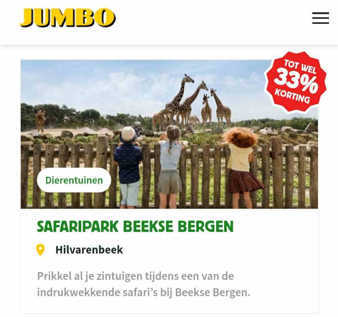 Jumbo dagje uit actie 2020 Jumbo uitjes spaaractie via Jumbo Extra App!