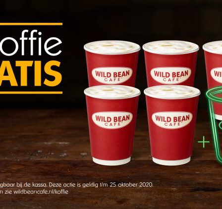 BP wild bean café gratis koffie actie